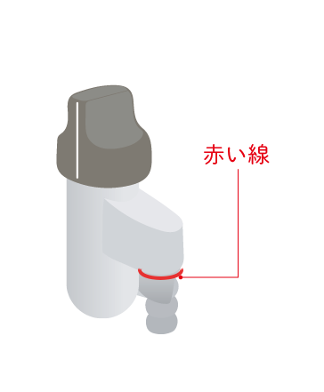 ゴム管の正しい差し込み方